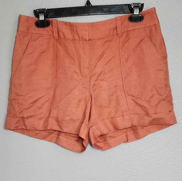 LOFT ORANGE SHORT/ SIZE 4 - Picture 1 of 13